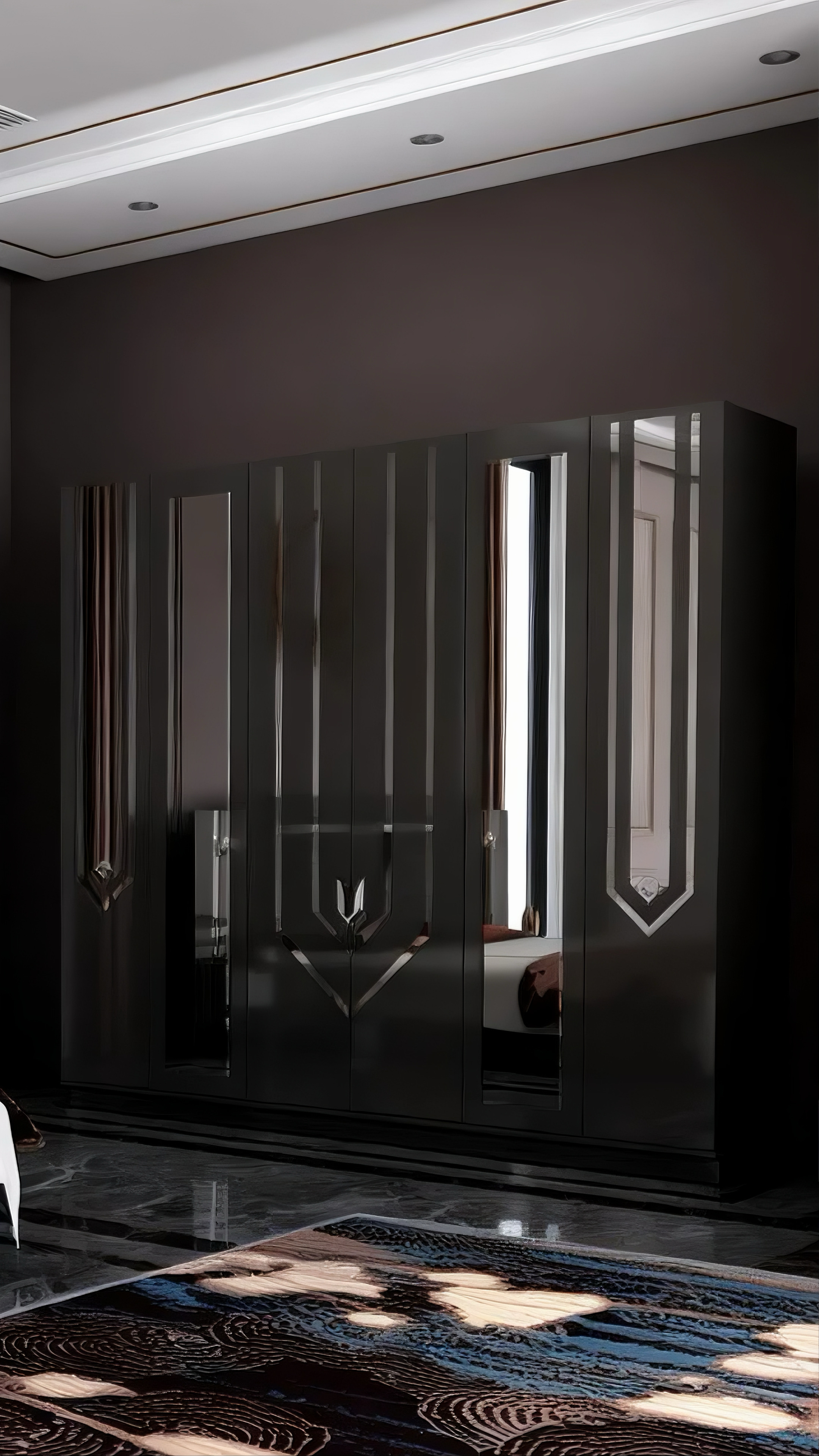Dark grey model