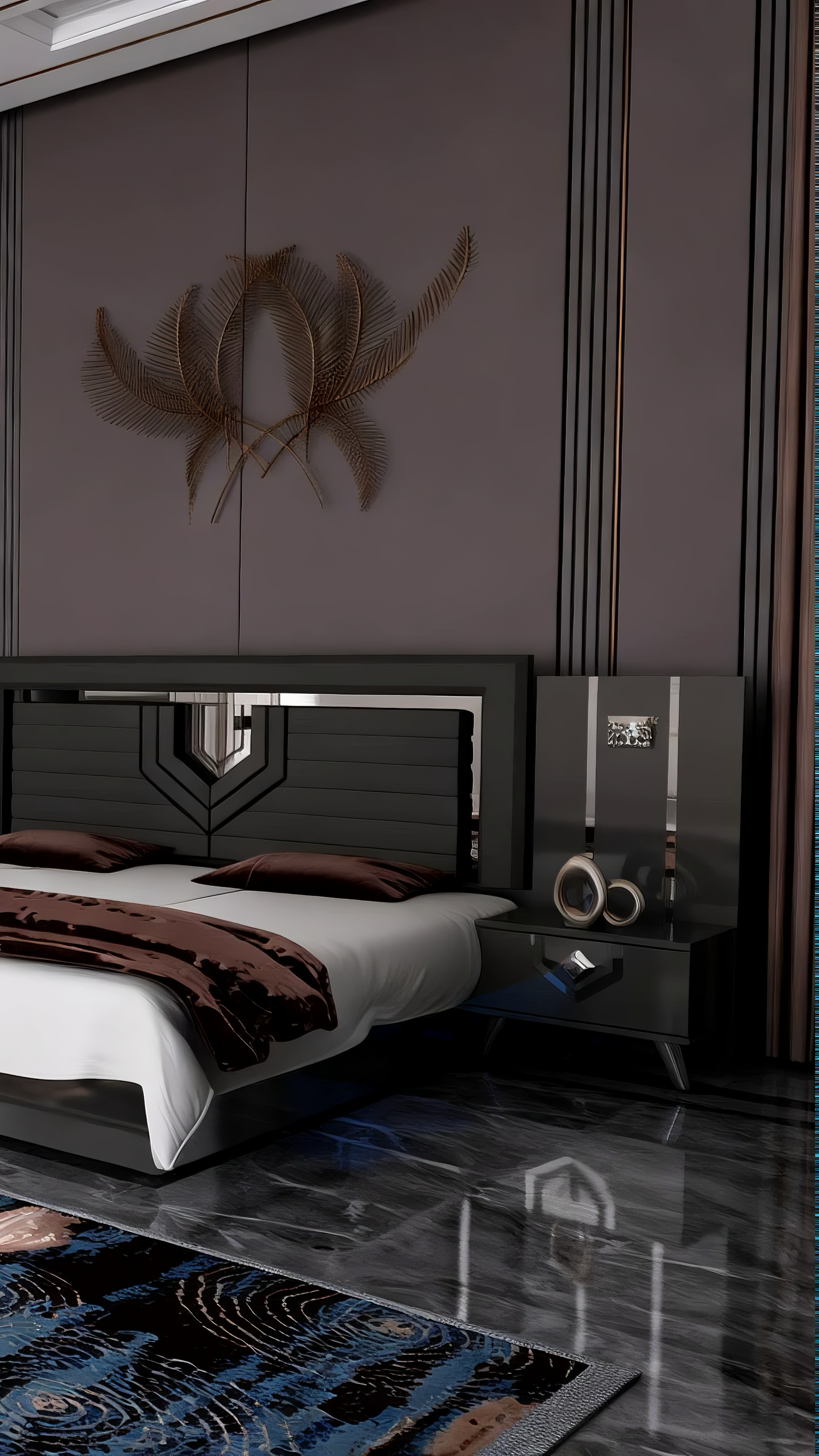 Dark grey model