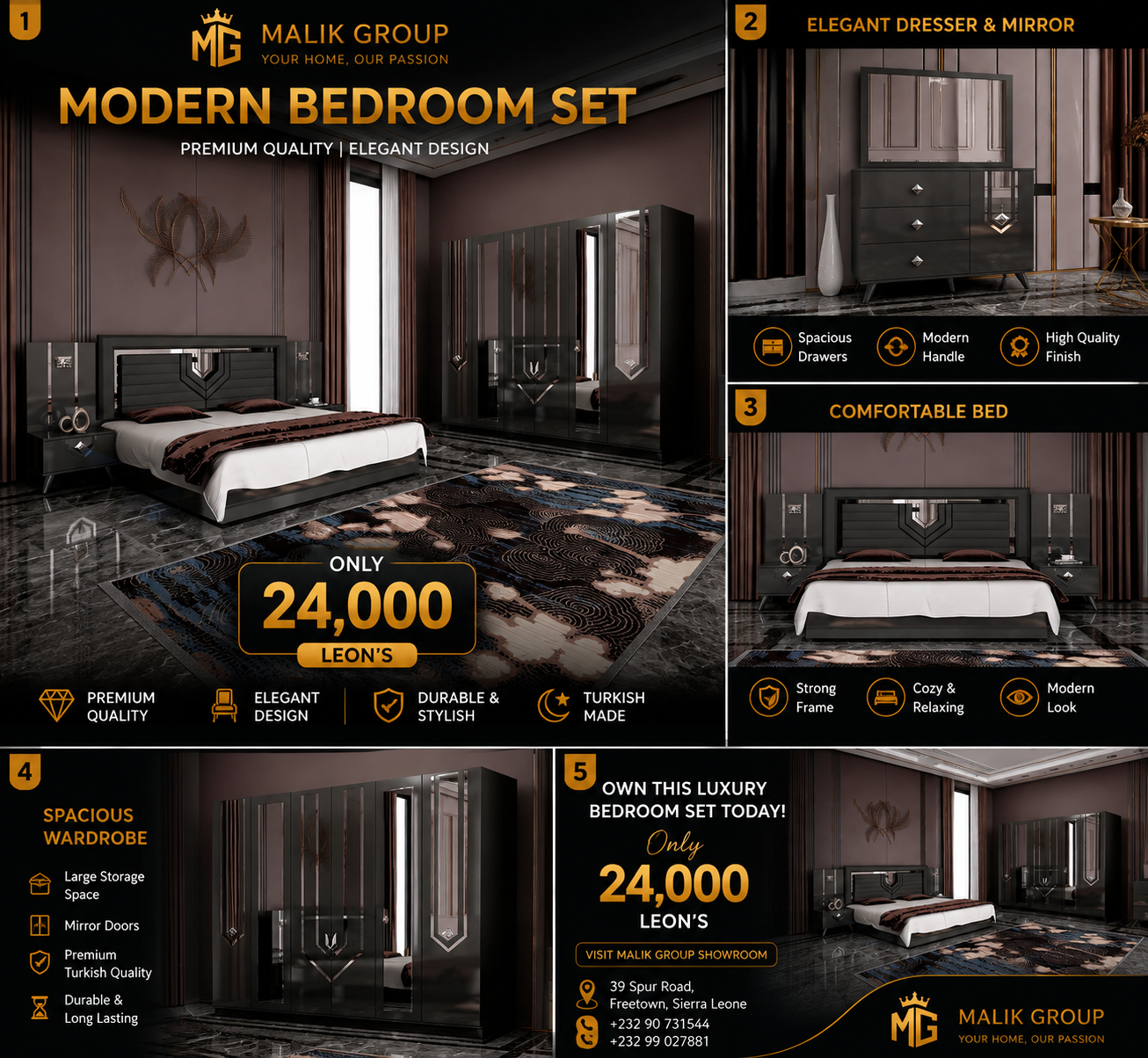 Dark grey model