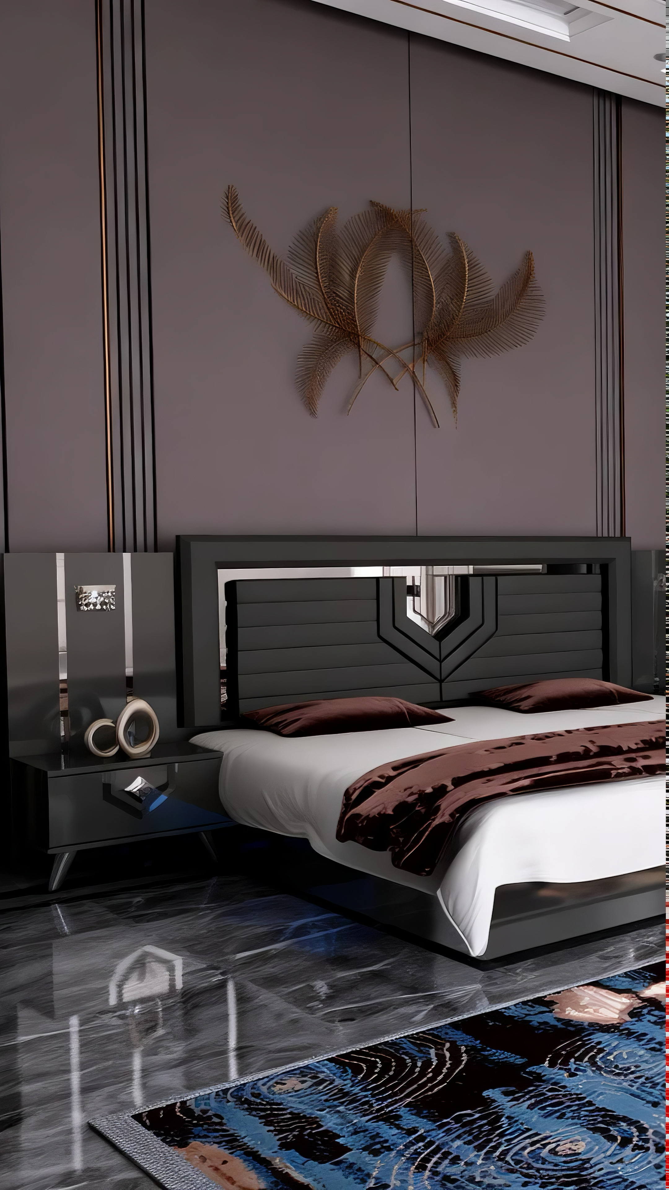 Dark grey model