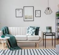 Round Marble Coffee Table — Brass Base